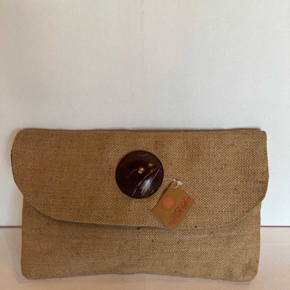 New Jute Clutch